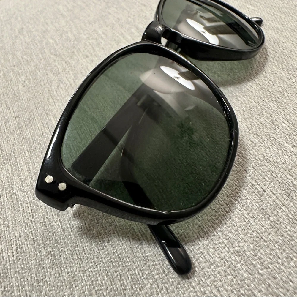Large Square Black Sunglasses
